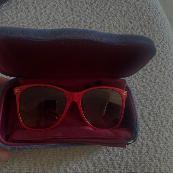 Gucci Accessories - Gucci Vibrant Red Eyewear